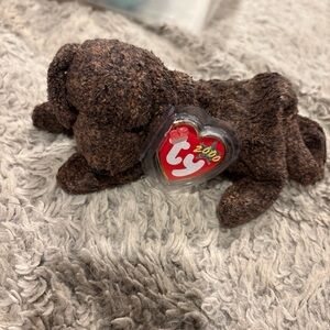 FETCHER  2000 Ty Beanie Babies Brown Chocolate LABRADOR Dog *MWMT*